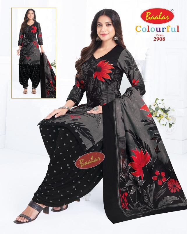 Baalar colourful vol-29 kalamkari dress material wholesale bangalore